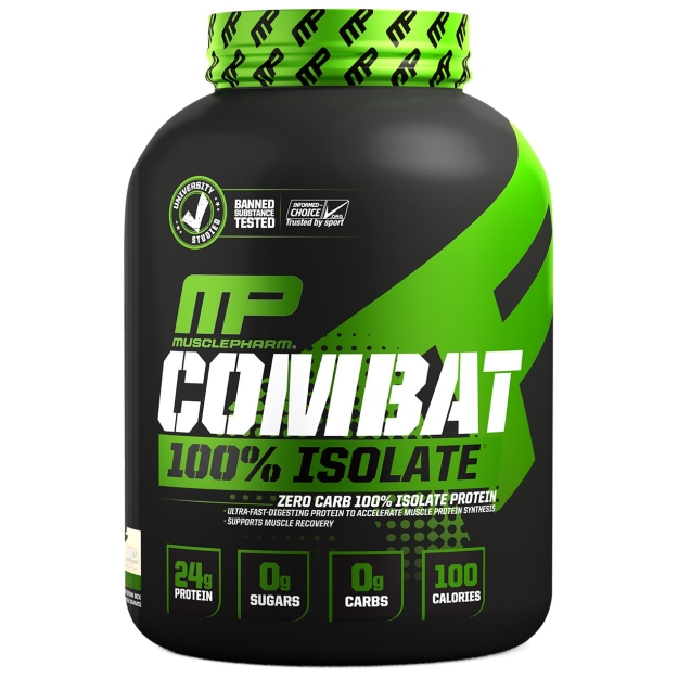 MusclePharm Combat 100% Isolate 1814g bilde MusclePharm Combat 100% Isolate 1814g fotogrāfija