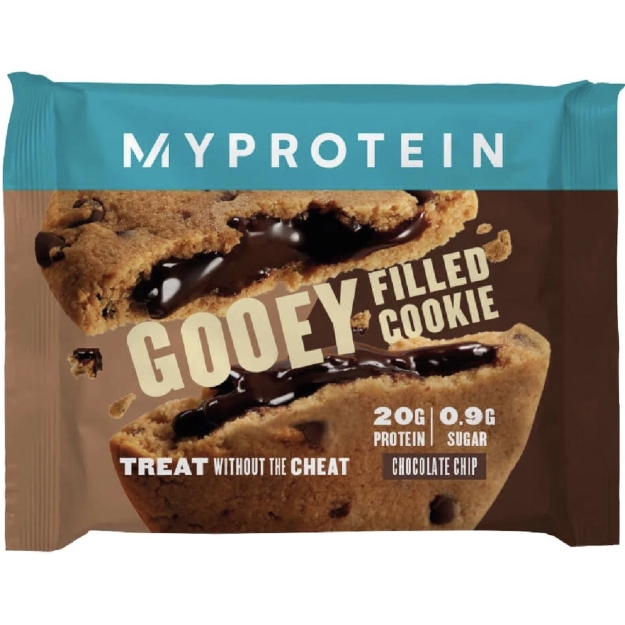 Myprotein Filled baltyminis sausainis 75g – šokoladinis gabalėlis paveikslėlį Myprotein Filled baltyminis sausainis 75g – šokoladinis gabalėlis nuotrauka