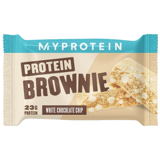 Myprotein Protein Brownie 75 g - white chocolate picture Myprotein Protein Brownie 75 g - white chocolate photo