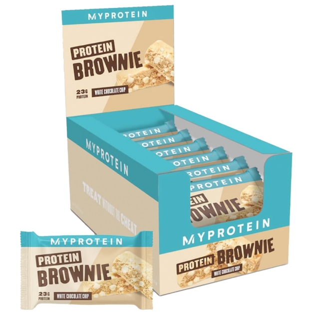 Myprotein Protein Brownie 75 g - white chocolate picture Myprotein Protein Brownie 75 g - white chocolate photo