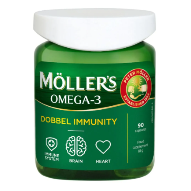 Möllers Omega-3 Dobbel Immunity 90 capsules