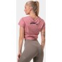 Nebbia Loose Fit & Sporty Crop Top 583, old rose - 1