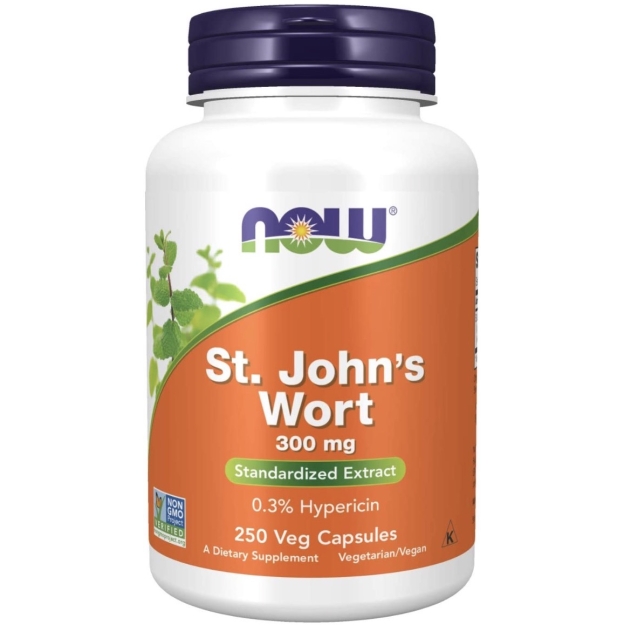 St. John's Wort 300 мг 250 веган капсул 06.2025