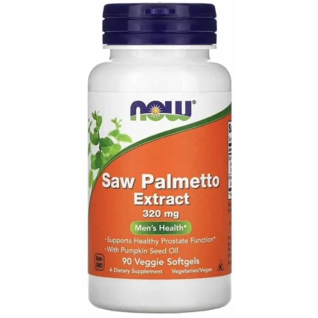 Saw Palmetto Extract with Pumpkin Seed Oil 320 mg 90 veggie softgels