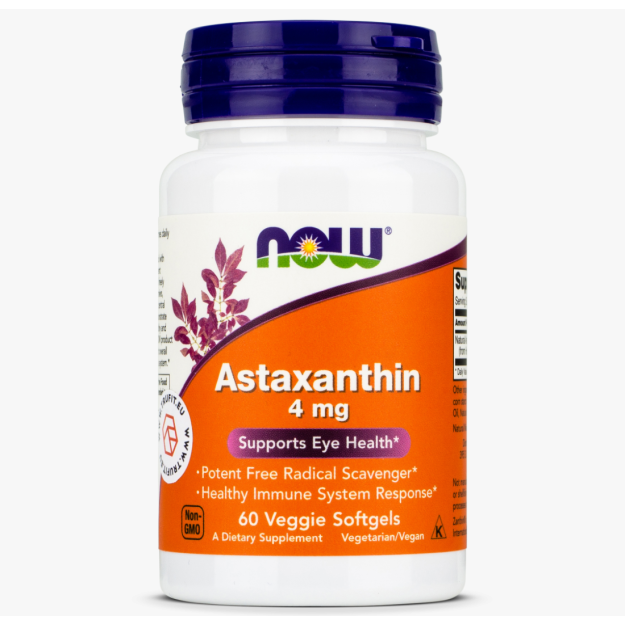 Astaxanthin 4 mg 60 Vege kapsulės