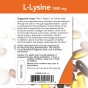 NOW L-lüsiin 1000 mg 100 tabletti - 1
