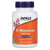 NOW Foods D-mannoos 500 mg 120 kapslit pilt NOW Foods D-mannoos 500 mg 120 kapslit foto