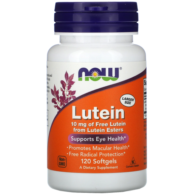 Lutein 10 mg 120 gel capsules
