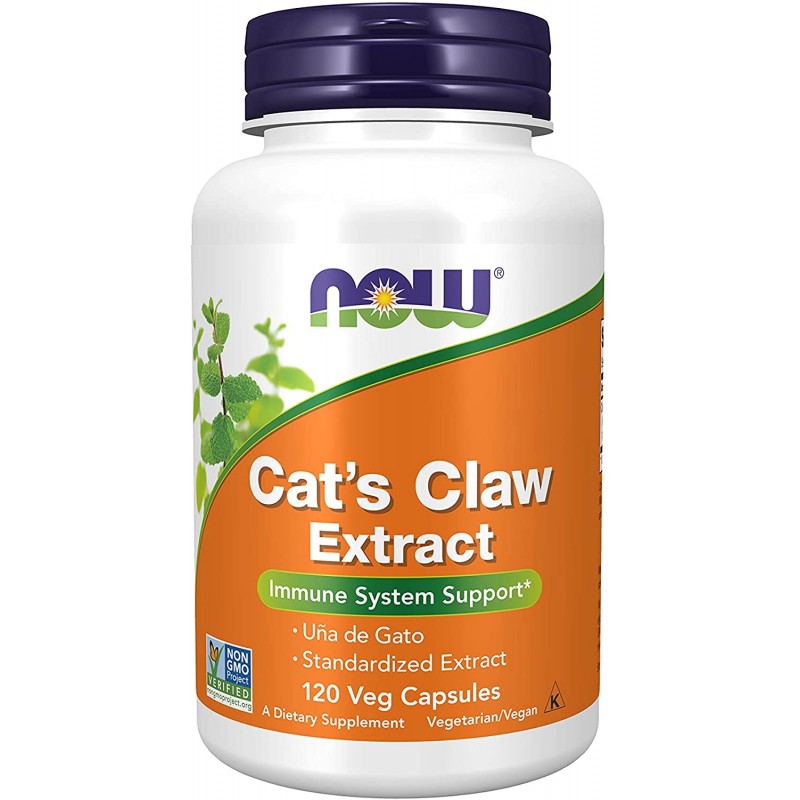 NOW Cat's Claw extract 120 vege kapslit - kassiküüne ekstakt foto