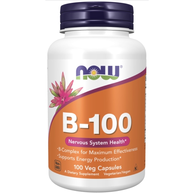 NOW Foods Vitamiin B-100 100 vegan kapslit foto