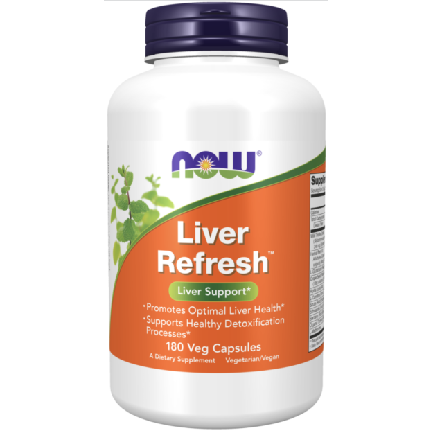 NOW Liver Refresh 180 веганских капсул фото