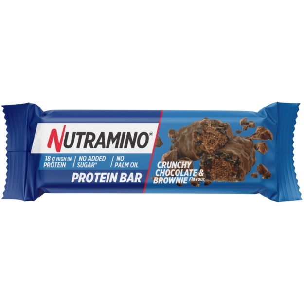 Nutramino Protein Bar 55 g - chocolate brownie picture Nutramino Protein Bar 55 g - chocolate brownie photo