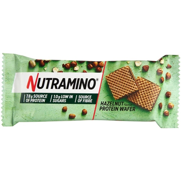 Nutramino Vafele Lazdu rieksts 39g bilde Nutramino Vafele Lazdu rieksts 39g fotogrāfija