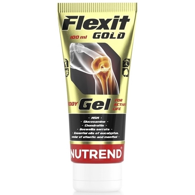 Nutrend Flexit Gold Gel 100 ml bilde Nutrend Flexit Gold Gel 100 ml fotogrāfija