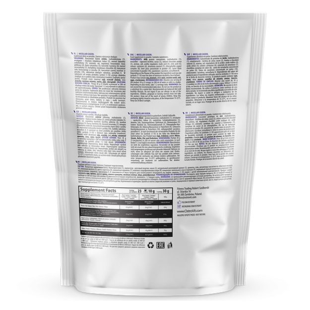 Ostrovit Micelinis kazeinas 700 g paveikslėlį Ostrovit Micelinis kazeinas 700 g nuotrauka