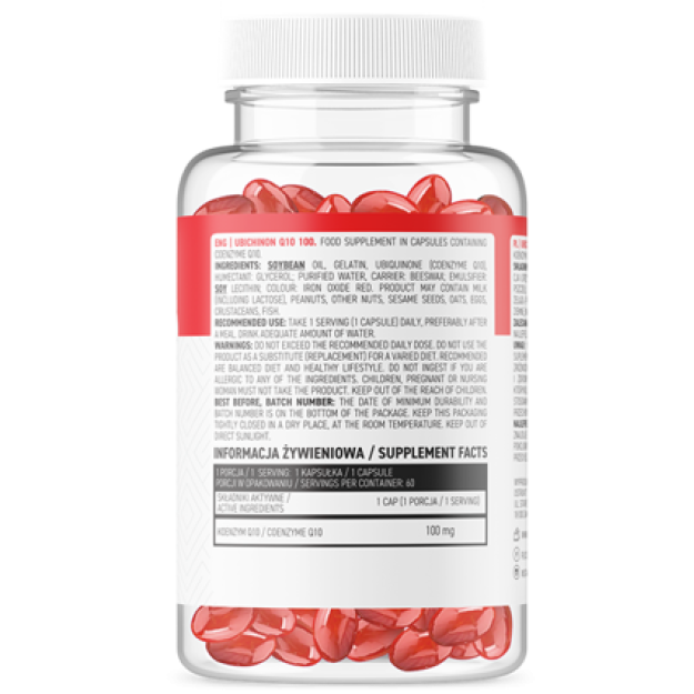 Ostrovit Ubichinon Q10 100 mg 60 capsules picture Ostrovit Ubichinon Q10 100 mg 60 capsules photo