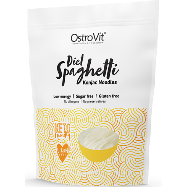 Ostrovit Diet Spaghetti konjac nūdeles 400 g fotogrāfija