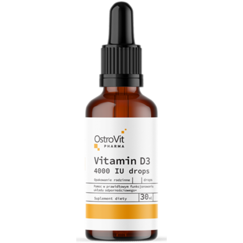 Ostrovit Pharma Vitamin D3 4000 RÜ - tilgad - 30 ml