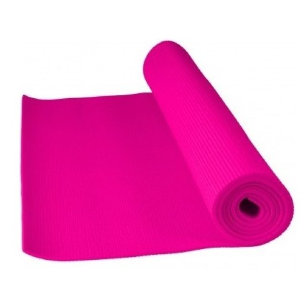 Fitness yoga mat - gymnastic mat (6 mm) - pink