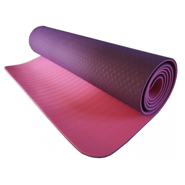 Power System Yoga mat premium gymnastic mat (6 mm) - pink picture Power System Yoga mat premium gymnastic mat (6 mm) - pink photo
