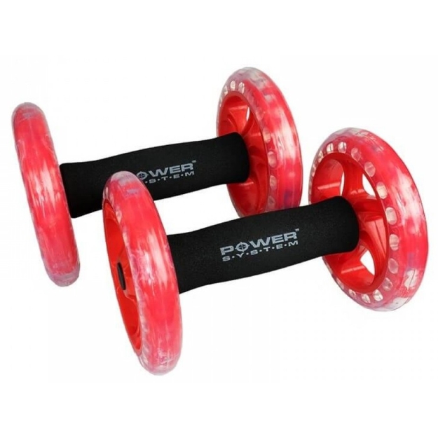 Power System Twin core ab wheel - riteņi vēdera presei bilde Power System Twin core ab wheel - riteņi vēdera presei fotogrāfija