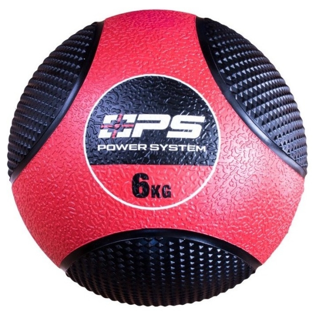 Power System Medicine Ball 6 kg / gumijas svērtā bumba bilde Power System Medicine Ball 6 kg / gumijas svērtā bumba fotogrāfija