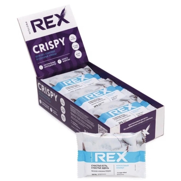 Protein-grain breads, coconut crumble 55 g x 12
