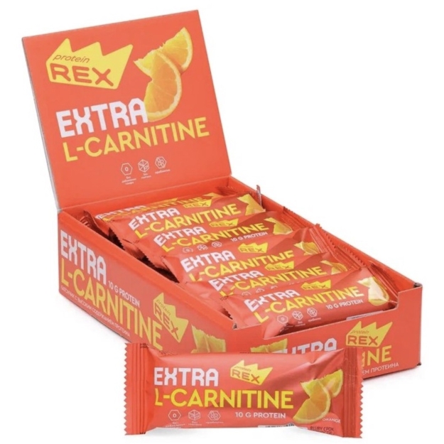 Protein Rex Olbaltumvielu batoniņš EXTRA 40 g - Apelsīns x 18 Protein Rex Olbaltumvielu batoniņš EXTRA 40 g - Apelsīns x 18