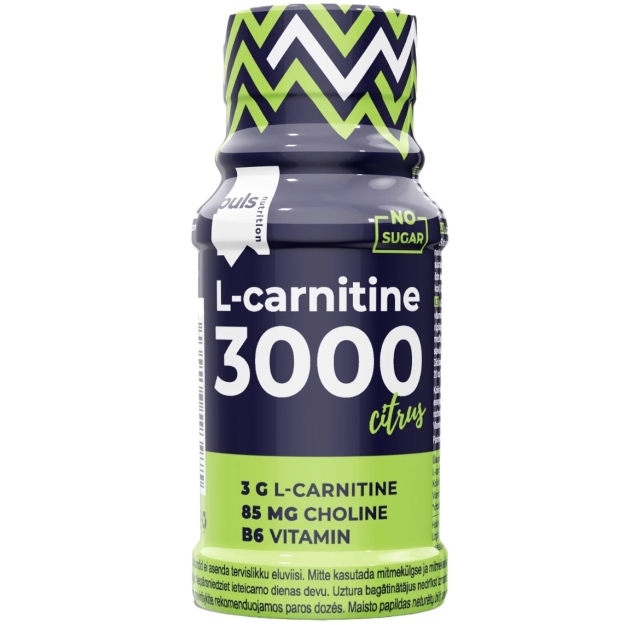 Puls Nutrition L-karnitiin 3000 60 ml pilt Puls Nutrition L-karnitiin 3000 60 ml foto