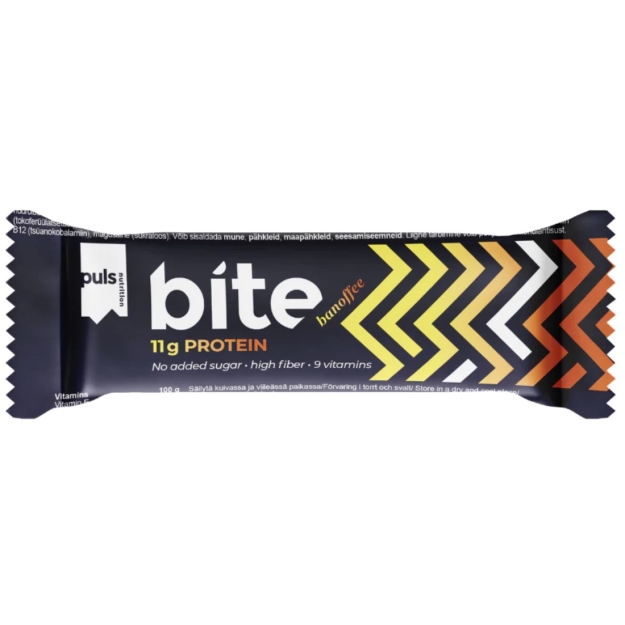 Puls Nutrition Протеиновый батончик Bite 35 г - баноффи