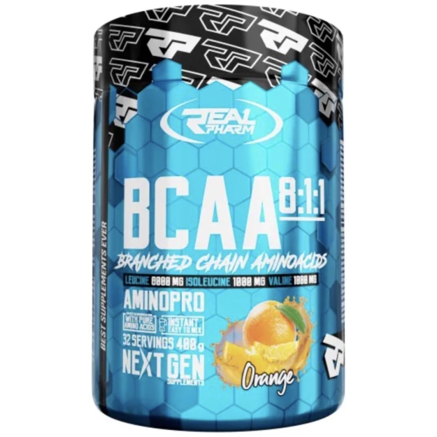 Real Pharm BCAA 8:1:1 400g fotogrāfija