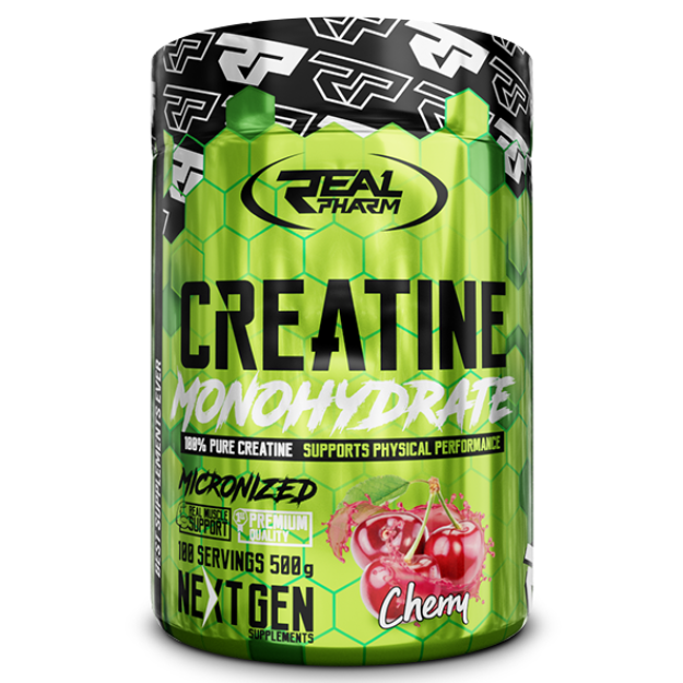 Real Pharm Creatine 500g bilde Real Pharm Creatine 500g fotogrāfija