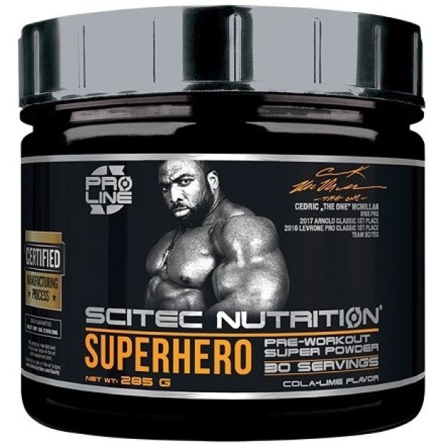 Scitec Nutrition Superhero 285 g - Treeningueelne pulber pilt Scitec Nutrition Superhero 285 g - Treeningueelne pulber foto