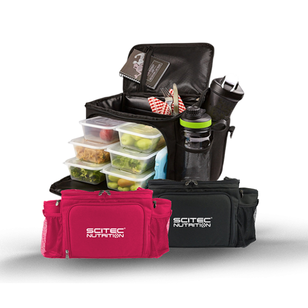 Scitec Nutrition Thermo Lunch Bag 2 freeze gels, 6 food containers, black picture Scitec Nutrition Thermo Lunch Bag 2 freeze gels, 6 food containers, black photo
