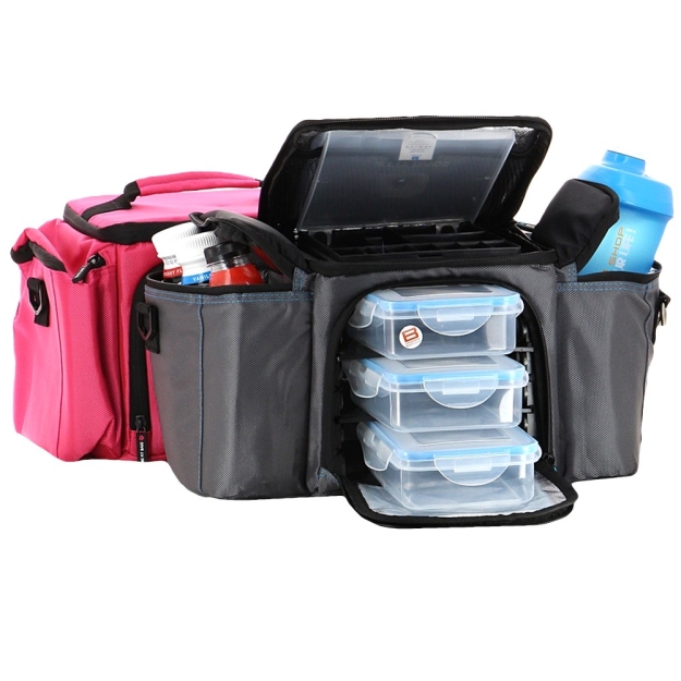 Scitec Nutrition Thermo Lunch Bag 2 freeze gels, 6 food containers, black picture Scitec Nutrition Thermo Lunch Bag 2 freeze gels, 6 food containers, black photo