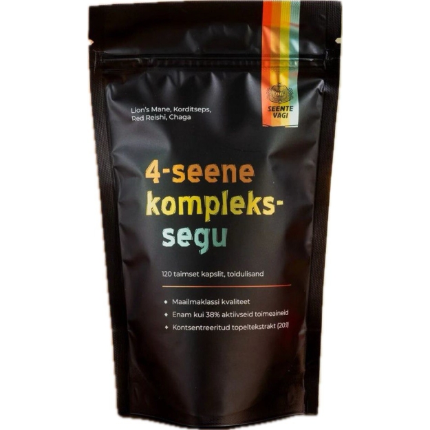 Seente Vägi Four Mushroom Complex 120 vegan capsules