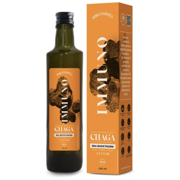 Shroomwell Immuno Elixir 250 мл - Облепиха Shroomwell Immuno Elixir 250 мл - Облепиха