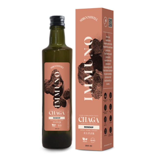 Shroomwell Immuno Elixir 250 мл - Шиповник Shroomwell Immuno Elixir 250 мл - Шиповник