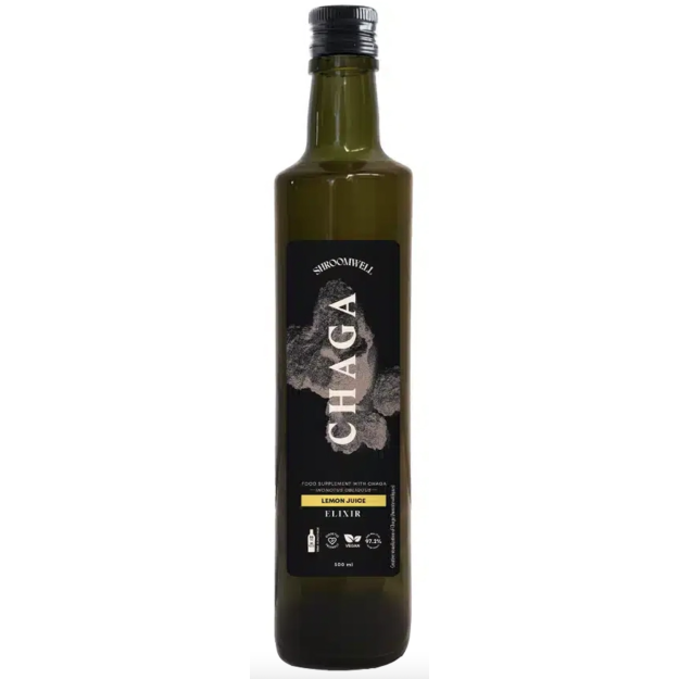Shroomwell Immuno Elixir 500 ml - citrons Shroomwell Immuno Elixir 500 ml - citrons