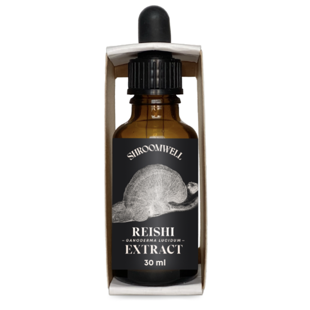 Shroomwell Reishi Ekstrakt 30 ml pilt Shroomwell Reishi Ekstrakt 30 ml foto
