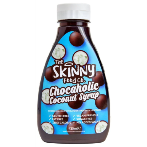 Skinny Foods Chocaholic Syrup 425 мл - Кокос Skinny Foods Chocaholic Syrup 425 мл - Кокос