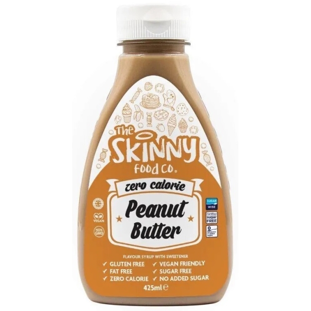 Skinny Foods Skinny Syrup 425 ml - Zemesriekstu sviests