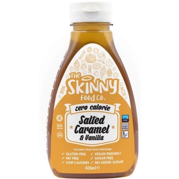 Skinny Syrup 425 ml - Sālīta karamele ar vaniļu