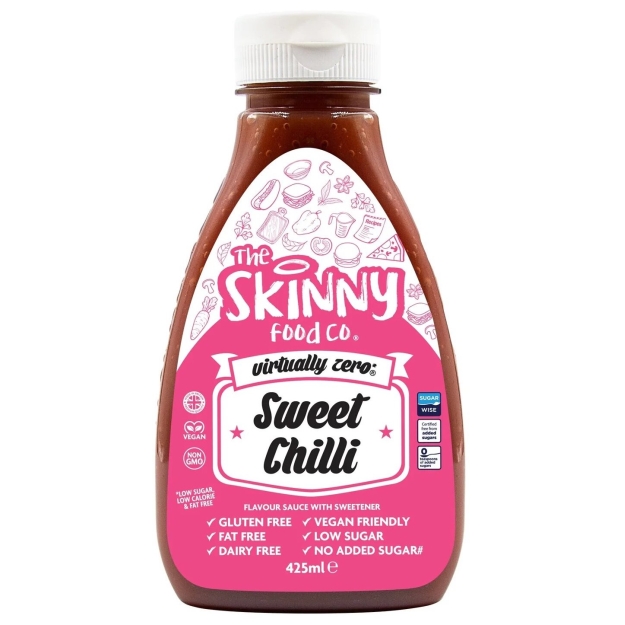 Skinny Foods Skinny Sauces 425 ml - Magus Tšilli pilt Skinny Foods Skinny Sauces 425 ml - Magus Tšilli foto