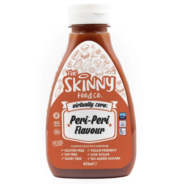 Skinny Foods Skinny Sauces 425 ml - Peri-Peri Skinny Foods Skinny Sauces 425 ml - Peri-Peri