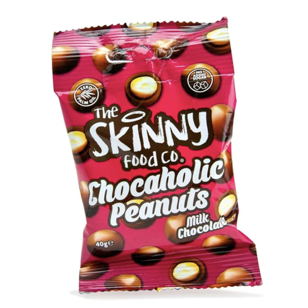 Skinny Foods Chocaholic Peanuts 40 g pilt Skinny Foods Chocaholic Peanuts 40 g foto