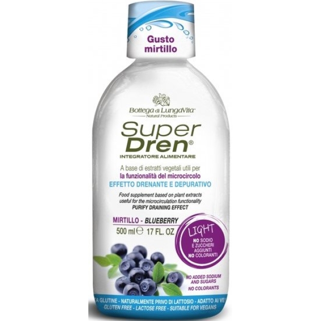 SuperDren Depura Blueberry Light - с эффектом ускорения метаболизма и выведения лишней воды, 500 мл картинка SuperDren Depura Blueberry Light - с эффектом ускорения метаболизма и выведения лишней воды, 500 мл фото