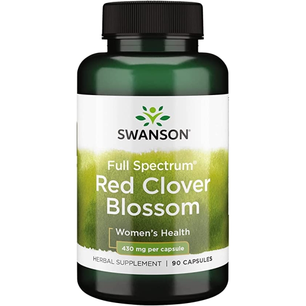 Swanson Red Clover Blossom 90 kapsulių nuotrauka