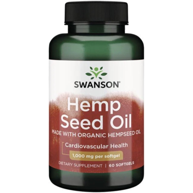 Swanson Hemp Seed Oil 60 kapslit pilt Swanson Hemp Seed Oil 60 kapslit foto