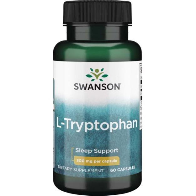 Swanson L-tryptofan 500 mg 60 capsules picture Swanson L-tryptofan 500 mg 60 capsules photo